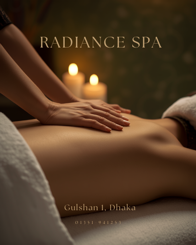 Radiance Spa official branding Gulshan Avenue