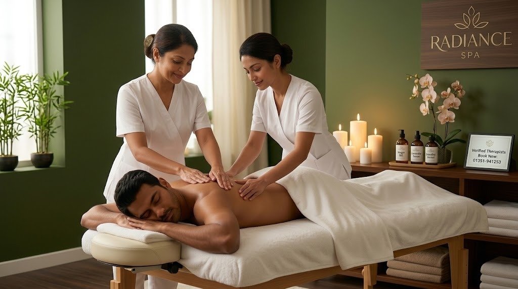Four Hand Synchronized Massage at Radiance Spa Gulshan Dhaka