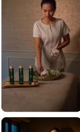 Organic botanical essential oils setup